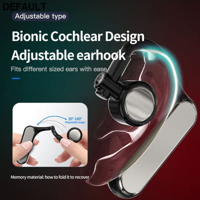 Z8 Bluetooth earphones wireless single ear business hot selling 5.4 long endurance single-sided hanging Black