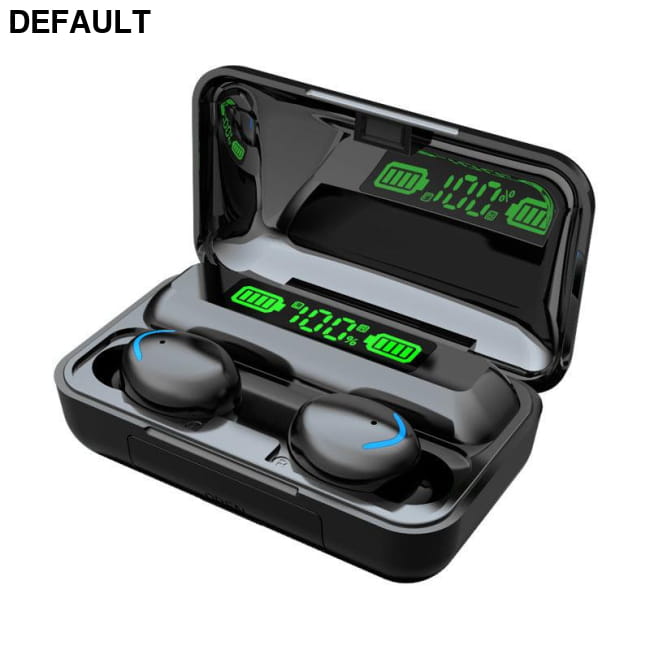 ZENBEL Top Sell BT 5.0 Wireless Earphone LCD Digital Micro Input + USB Output / Gray Mini Bluetooth Earphones