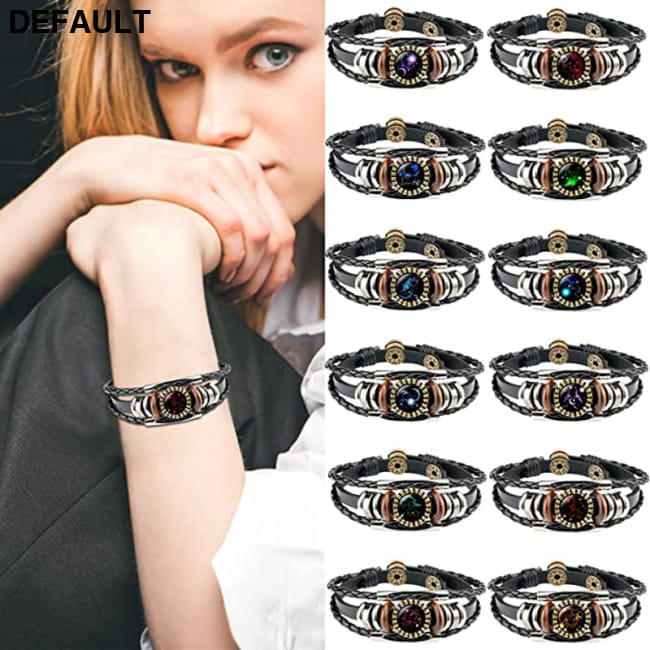 Zodiac Sign Bracelets For Women Men 12 Constellation Beaded Best Selling Products