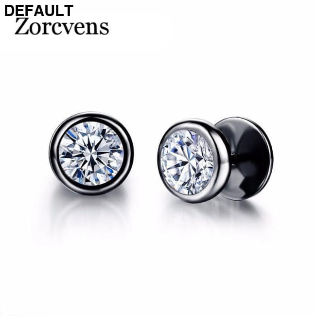 ZORCVENS New Arrival Fashion Jewelry Delicate Stainless Men Earrings
