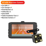 Deelife Car DVR Camera Dash Cam Video Recorder 1296p 1080p Full HD Vehicle Dashcam with Rear View Black Box for Auto Registrator