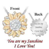 Golden Sun Flower Necklace with Diamonds - DRE's Electronics and Fine Jewelry