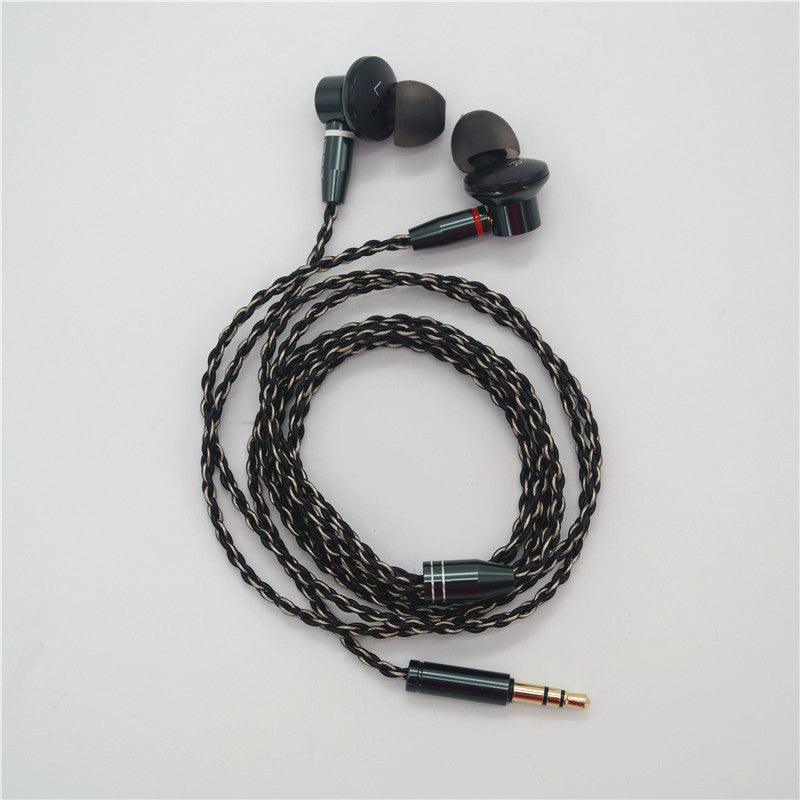 k3.5mm In Ear Earphone Double Dynamic Drive HIFI Earphone Bass DJ Metal Earphone Detachable Headset - DRE's Electronics and Fine Jewelry