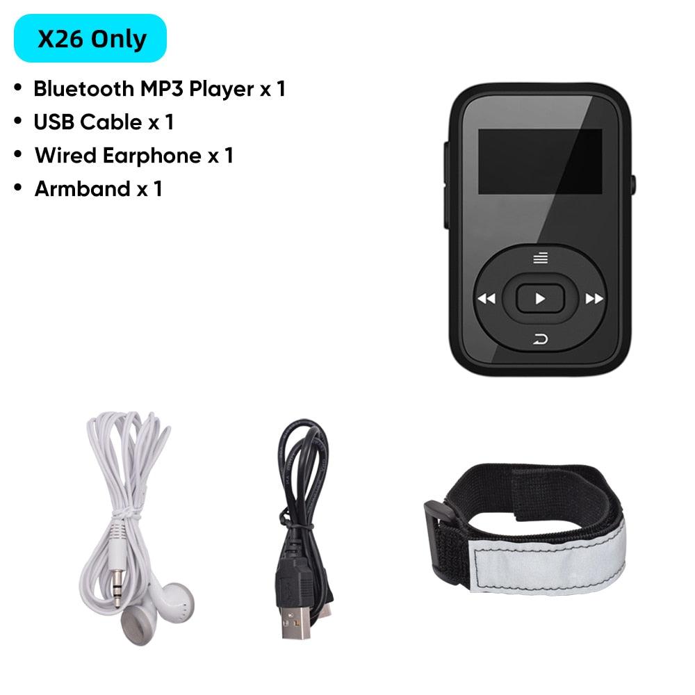 Deelife Bluetooth MP3 player Music Sport Clip Portable Walkman with Armband Mini Players FM Radio Ebook Voice Recorder - DRE's Electronics and Fine Jewelry