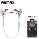 Remax S2 magnetic adsorption wireless Bluetooth headset sports running music fashion headset wire camera with mic phone headset - DRE's Electronics and Fine Jewelry