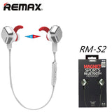 Remax S2 magnetic adsorption wireless Bluetooth headset sports running music fashion headset wire camera with mic phone headset - DRE's Electronics and Fine Jewelry: Online Shopping Mall