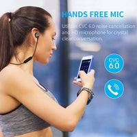 Bluetooth Wireless Headphones Magnetic Sport Earphones Sweatproof CVC6 Lossless Stereo Earbuds Noise Cancelling Headset with Mic - DRE's Electronics and Fine Jewelry