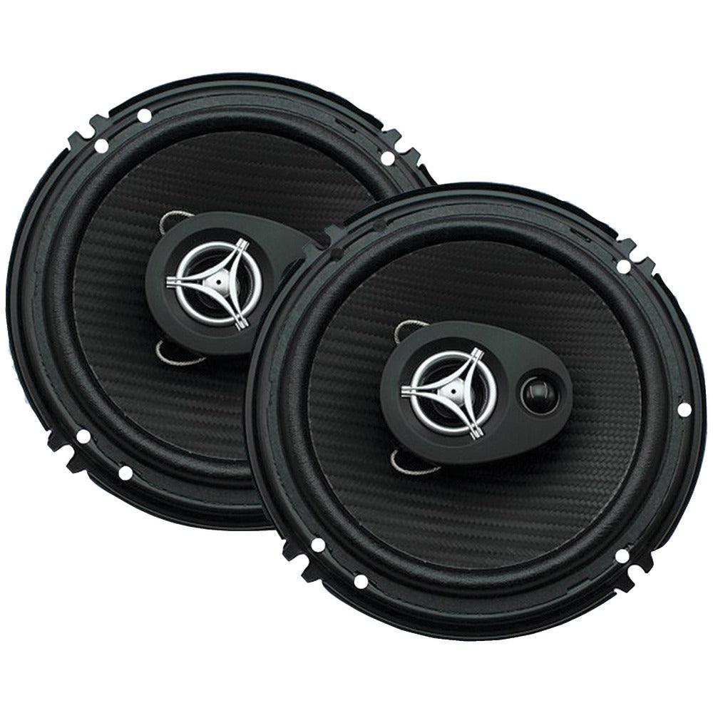 Power Acoustik EF-653 Edge Series Coaxial Speakers (6.5", 3 Way, 400 Watts max)