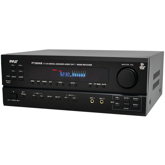Pyle PT588AB 5.1-Channel Home Receiver with HDMI & Bluetooth - Electronics computer||Home audio||Receivers amplifiers