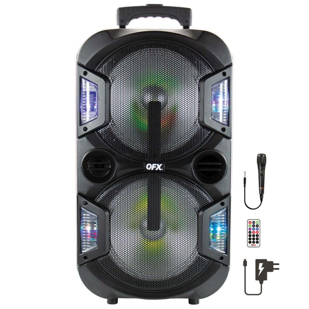 QFX PBX-210 2 x 10-Inch Portable Party Sound System - DRE's Electronics and Fine Jewelry