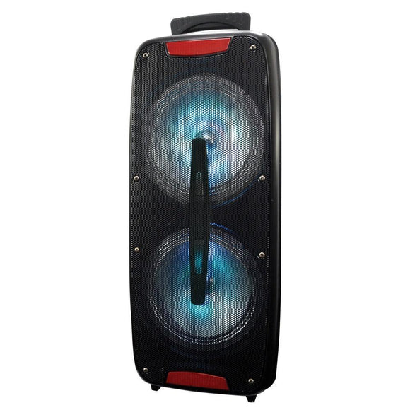 Supersonic IQ-3208DJTWS- Black Dual 8-Inch Bluetooth Speaker with True Wireless Technology (Black) - Electronics & 
