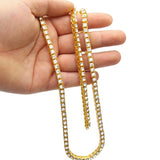 Men's Hip Hop Tennis Fine Gold Chain - DRE's Electronics and Fine Jewelry: Online Shopping Mall