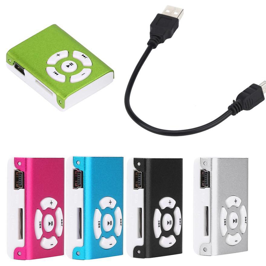 Overmal New Mini Clip Mirror Sport MP3 Player Support 32GB Micro SD TF Card Music Media Slick stylish design Sport Compact