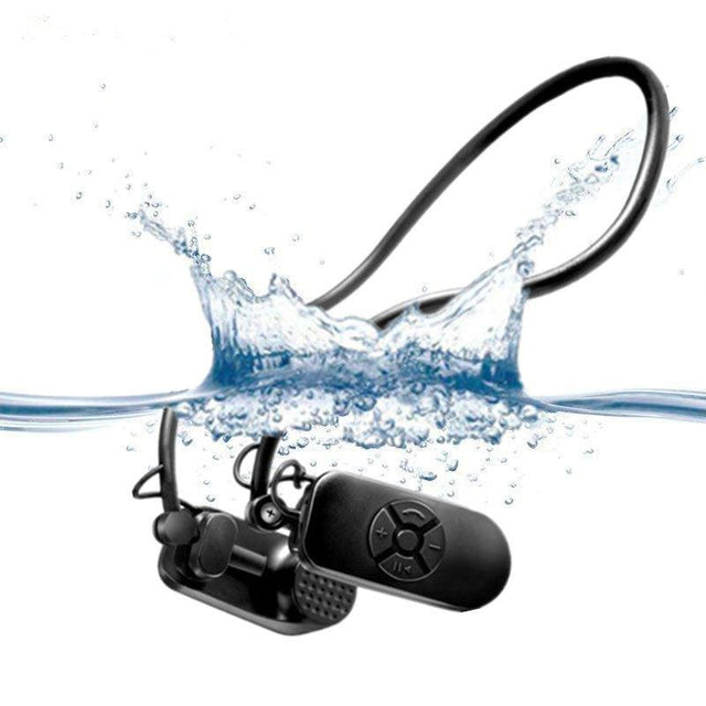 Luxury Lossless Bluetooth Headset MP3 Player Music Bone Conduction Waterproof Swimming Headsets Protect Eardrum 32GB