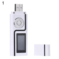 MP3 Music Media Player Portable USB Stick Shape LCD Screen Dual Audio Ports Gift - DRE's Electronics and Fine Jewelry