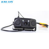 ANLUD PZ451 3 in 1 Car Parking Sensors with Rear Camera LED Light Detector Buzzer Alarm Park - DVR Cameras