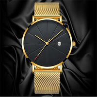 Mesh Band Steel Watch - Classic Men's Timepiece - DRE's Electronics and Fine Jewelry