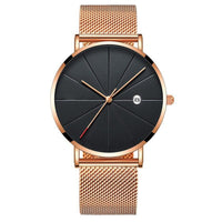 Mesh Band Steel Watch - Classic Men's Timepiece - DRE's Electronics and Fine Jewelry