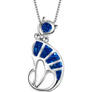 Epoxy cat necklace pendant fashion jewelry - DRE's Electronics and Fine Jewelry