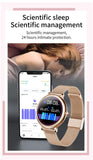 2020 SANLEPUS Stylish Women’s Smart Watch Luxury Waterproof Wristwatch Stainless Steel Casual Girls Smartwatch For Android iOS - Watches