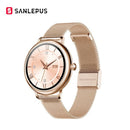 2020 SANLEPUS Stylish Women's Smart Watch Luxury Waterproof Wristwatch Stainless Steel Casual Girls Smartwatch For Android iOS - DRE's Electronics and Fine Jewelry