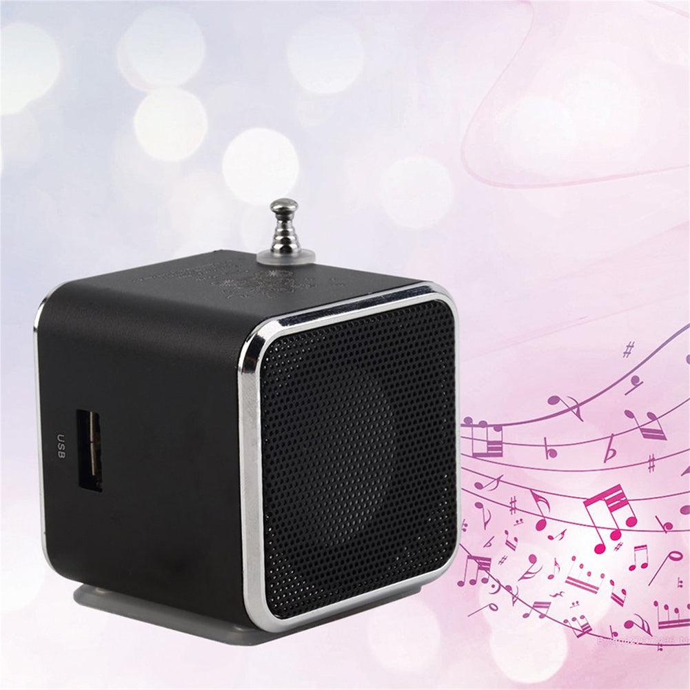 Portable USB Mini Stereo Speaker Wireless Music Player Radio MP3 MP4 Laptop