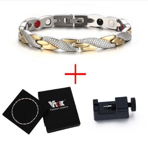 Vnox Twisted Magnetic Bracelet for Women Men - DRE's Electronics and Fine Jewelry