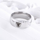 Design Oakland Raiders Team Logo Rings Black Titanium Steel FOOTBALL Championship Ring Jewelry - DRE's Electronics and Fine Jewelry