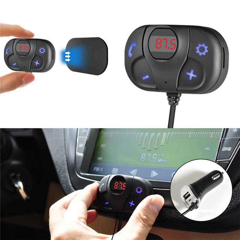 ANLUD Wireless Bluetooth Car Kit FM Transmitter Modulator Handsfree Audio Music Player USB Car Charger FM Transmitter - DRE's Electronics and Fine Jewelry