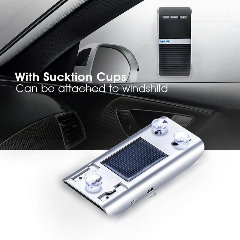 ANLUD Wireless Bluetooth Hands Free Car Kit Phone Speaker Sun Visor Clip - DRE's Electronics and Fine Jewelry