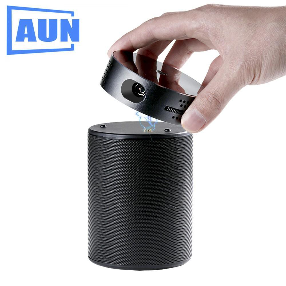 AUN DLP Portable Projector Q8 Set in Android 5.1 WIFI. 10900mAH Battery Power Bank for LED Projector, Use as Bluetooth Speaker - DRE's Electronics and Fine Jewelry