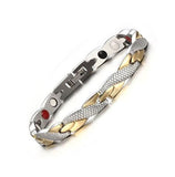 Vnox Twisted Magnetic Bracelet for Women Men - A - Bracelets