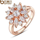 BAMOER Finger Ring with AAA Cubic Zircon Engagement Jewelry #6 7 8 9 JIR029 - DRE's Electronics and Fine Jewelry