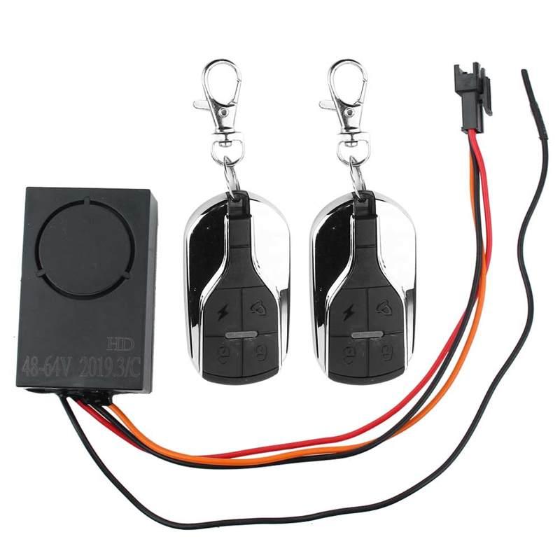 Universal Electric Car Electric Vehicle E-bike Keyless Entry System Electric Door Lock Locking Wireless Remote Alarm 124dB - DRE's Electronics and Fine Jewelry