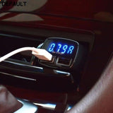 4 In 1 Dual USB Car Charger Adapter Voltage DC 5V 3.1A Tester For iPhone - DRE's Electronics and Fine Jewelry: Online Shopping Mall
