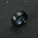 Ring Men Titanium Black - 6 / Rings