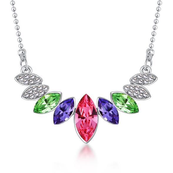 Austrian element Crystal Necklace Earrings Jewelry Sets - DRE's Electronics and Fine Jewelry