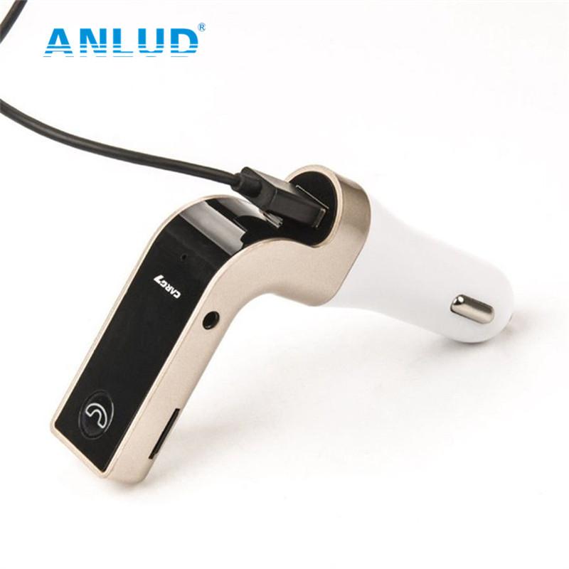 ANLUD Multifunction 4-in-1 CAR G7 Bluetooth FM Transmitter USB Flash Drives TF Music Player Car Kit USB Car Charger - DRE's Electronics and Fine Jewelry: Online Shopping Mall