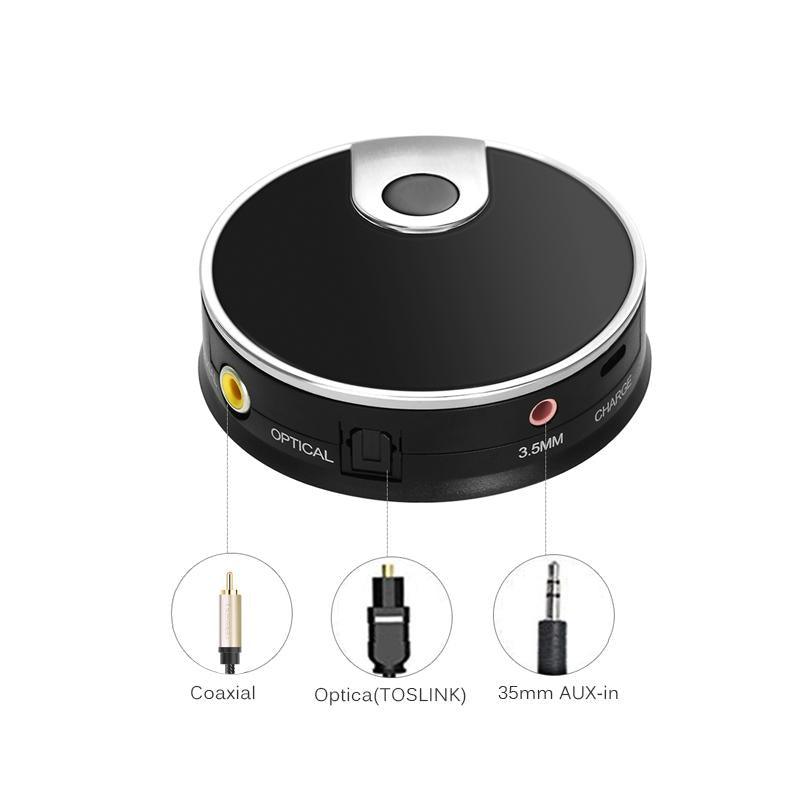 ANLUD Wireless Audio Bluetooth Transmitter Digital Optical Fiber Toslink Adapter Stereo Music Stream Video Dongle - DRE's Electronics and Fine Jewelry