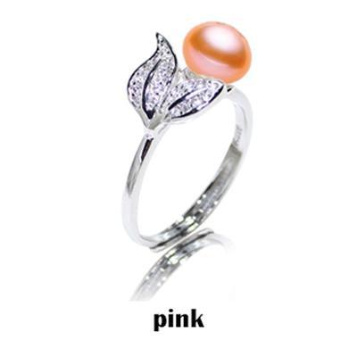 YIKALAISI Pearl jewelry 7-8 mm rings 925 sterling silver jewelry - DRE's Electronics and Fine Jewelry