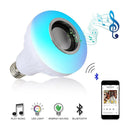 E27 B22 Wireless Bluetooth Speaker+12W RGB Bulb LED Lamp 110V 220V Smart Led Light Music Player Audio with Remote Control - DRE's Electronics and Fine Jewelry