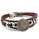 Vintage Cowhide Playing Card Bracelet Three Layer Woven Cowhide Fashion Hand Strap European and American Men Women Accessories - DRE's Electronics and Fine Jewelry