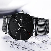 Mesh Band Steel Watch - Classic Men's Timepiece - DRE's Electronics and Fine Jewelry