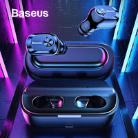 Baseus W01 TWS Bluetooth Earphone Wireless Headphone Bluetooth 5.0 Stereo Bass Wireless earphones With HD Microphone For Phone - DRE's Electronics and Fine Jewelry