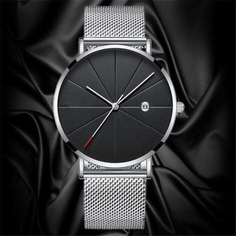 Mesh Band Steel Watch - Classic Men's Timepiece - DRE's Electronics and Fine Jewelry