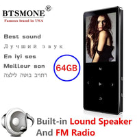 BTSMONE New Version MP3 Music Player Support Bluetooth with Loud Speaker and Built-in 16GB HiFi Portable Walkman with FM/Radio - DRE's Electronics and Fine Jewelry