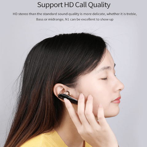 Awei N1 Wireless Bluetooth Earphone In-ear Multipoint Earphone Earbuds Bussiness Meeting Single - DRE's Electronics and Fine Jewelry