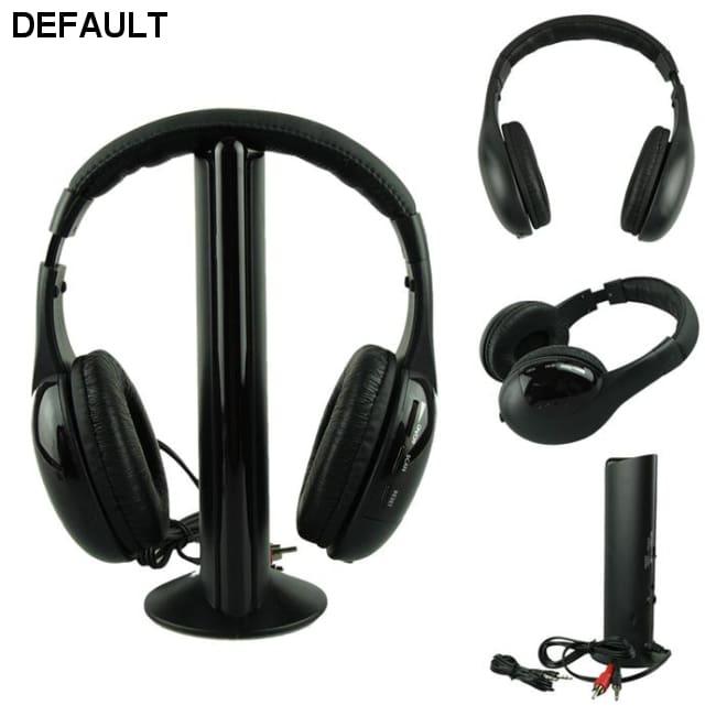 5IN1 Wireless Headphone Casque Audio Sans Fil Ecouteur Hi-Fi Radio FM TV MP3 MP4 - DRE's Electronics and Fine Jewelry