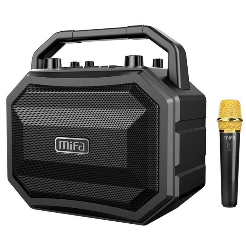 Mifa M520 Bluetooth Speaker with Wireless Microphone Mobile Karaoke Speaker TWS Wireless Stereo