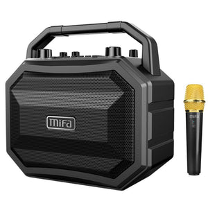 Mifa M520 Bluetooth Speaker with Wireless Microphone Mobile Karaoke TWS Stereo - Speakers